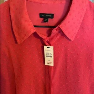NWT Talbots Pink Women's Top Size Medium